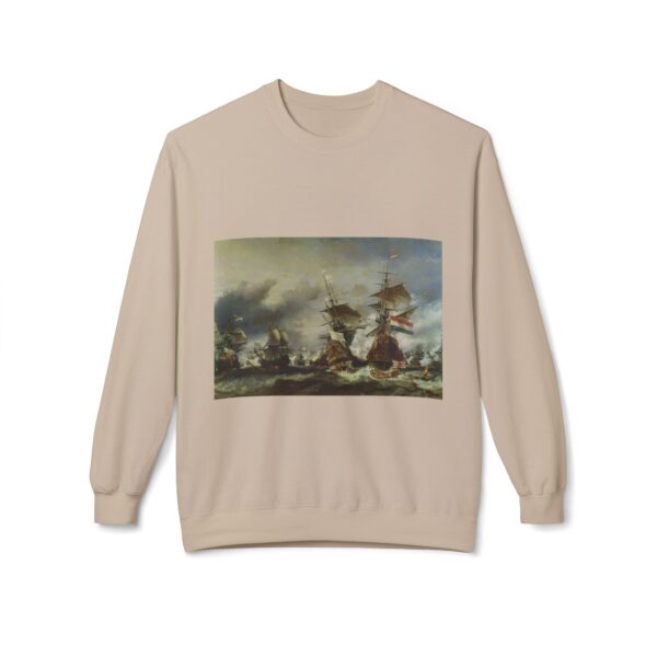 The Battle of Texel - Willem van de Velde the Younger Sweatshirt - Image 7