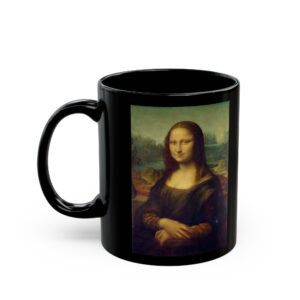 Mona Lisa - Leonardo da Vinci Black Mug (11oz, 15oz)
