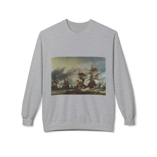 The Battle of Texel - Willem van de Velde the Younger Sweatshirt - Image 9
