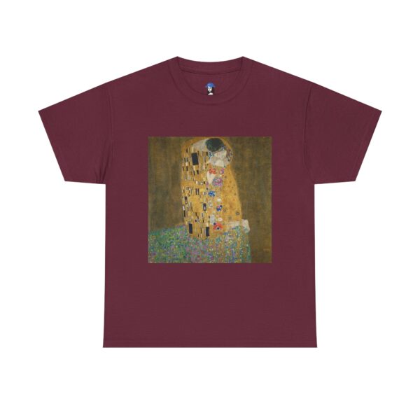 The Kiss - Gustav Klimt Cotton Tee - Image 11