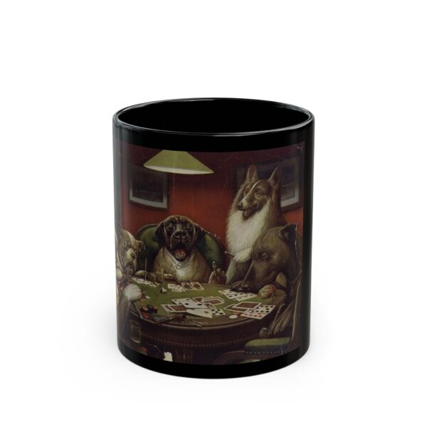 A Friend in Need - Cassius Marcellus Coolidge Black Mug (11oz, 15oz) - Image 2