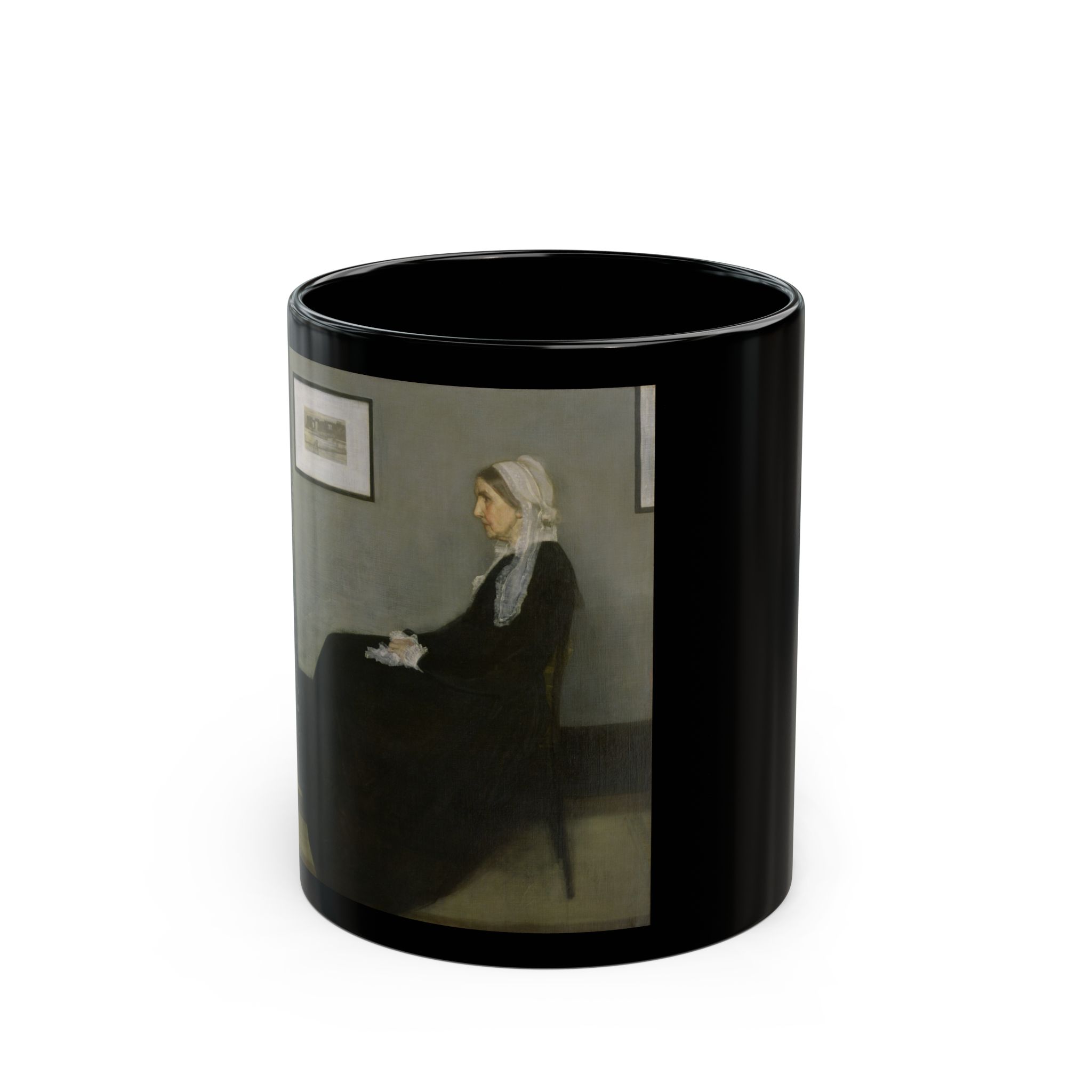 Arrangement in Grey and Black – James Abbott McNeill Whistler Black Mug (11oz, 15oz)