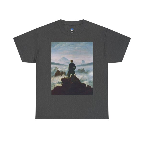 Wanderer above the Sea of Fog - Caspar David Friedrich Cotton Tee - Image 29