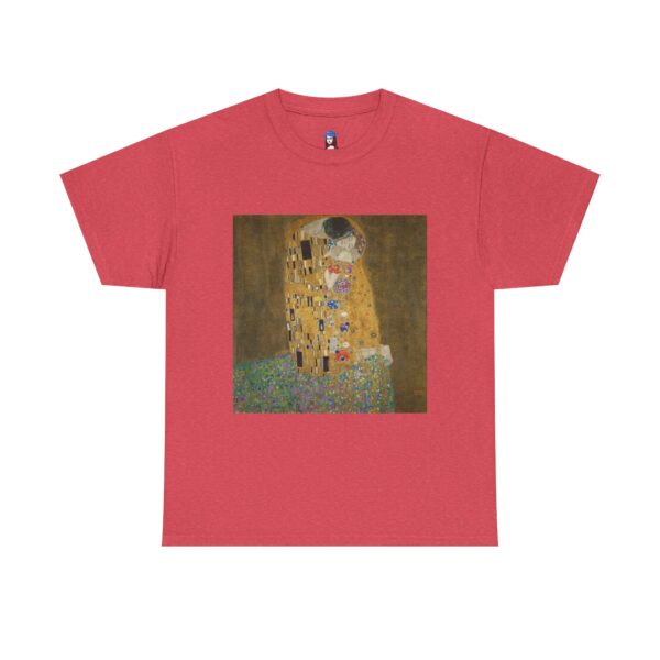The Kiss - Gustav Klimt Cotton Tee - Image 25