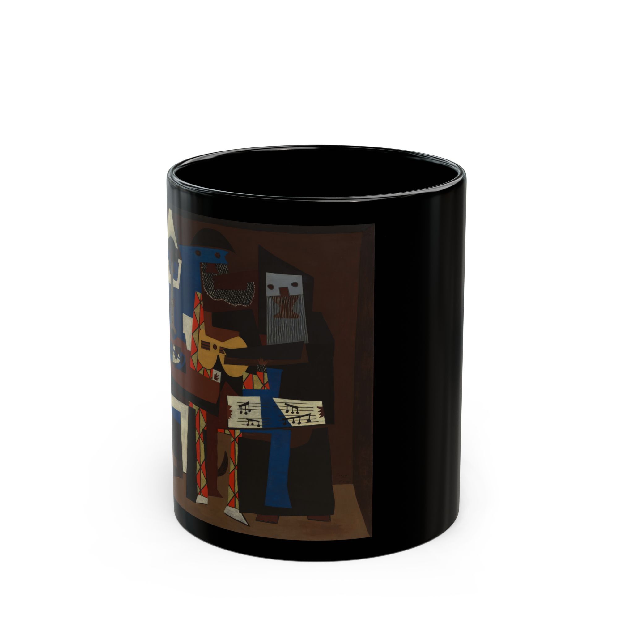 Three Musicians – Pablo Picasso Black Mug (11oz, 15oz)