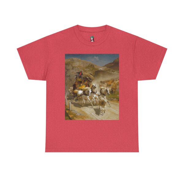 Die Gotthardpost -  Rudolf Koller Cotton Tee - Image 6