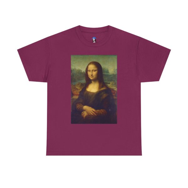 Mona Lisa - Leonardo da Vinci Cotton Tee - Image 12
