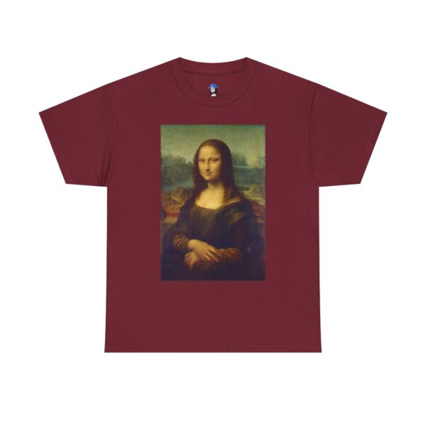 Mona Lisa - Leonardo da Vinci Cotton Tee - Image 14