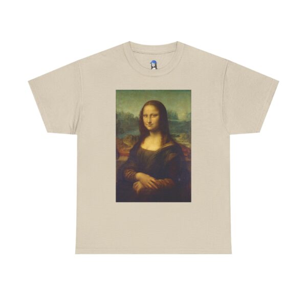Mona Lisa - Leonardo da Vinci Cotton Tee - Image 3