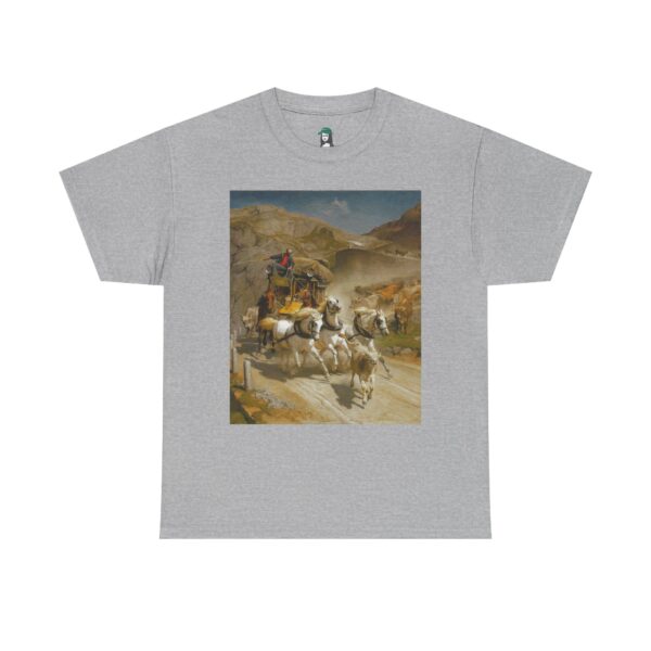 Die Gotthardpost -  Rudolf Koller Cotton Tee - Image 4