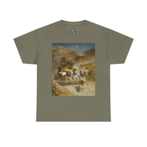 Die Gotthardpost -  Rudolf Koller Cotton Tee - Image 5