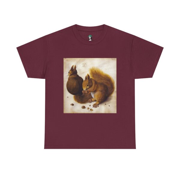 The Two Squirrels – Albrecht Dürer Cotton Tee - Image 4