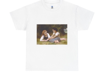 The Nut Gatherers – William-Adolphe Bouguereau Cotton Tee