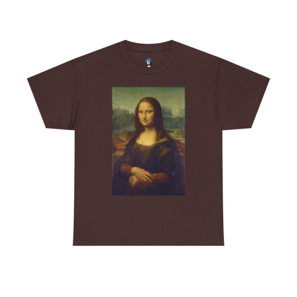 Mona Lisa - Leonardo da Vinci Cotton Tee - Image 2
