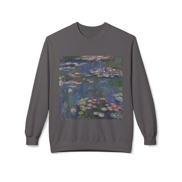 Water Lilies -  Claude Monet Sweatshirt - Image 7