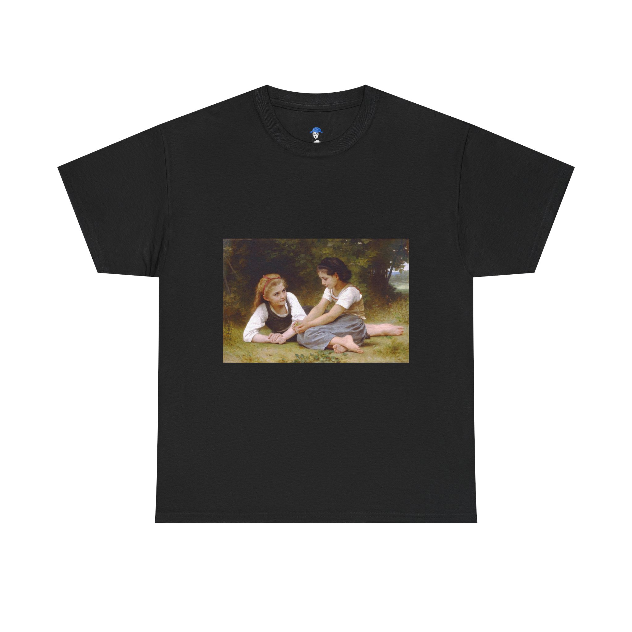 The Nut Gatherers – William-Adolphe Bouguereau Cotton Tee