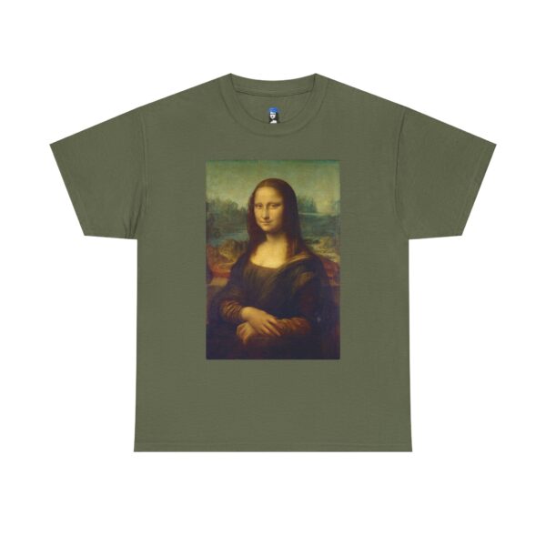 Mona Lisa - Leonardo da Vinci Cotton Tee - Image 9