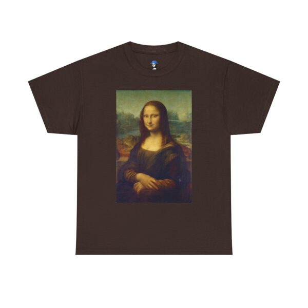 Mona Lisa - Leonardo da Vinci Cotton Tee - Image 7