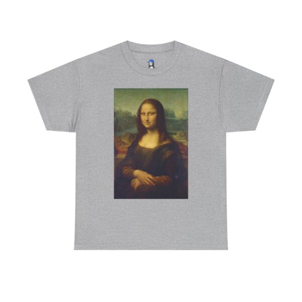 Mona Lisa - Leonardo da Vinci Cotton Tee - Image 4