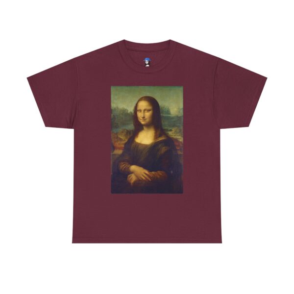 Mona Lisa - Leonardo da Vinci Cotton Tee - Image 6