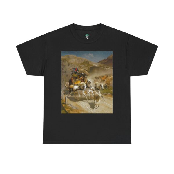 Die Gotthardpost -  Rudolf Koller Cotton Tee - Image 2