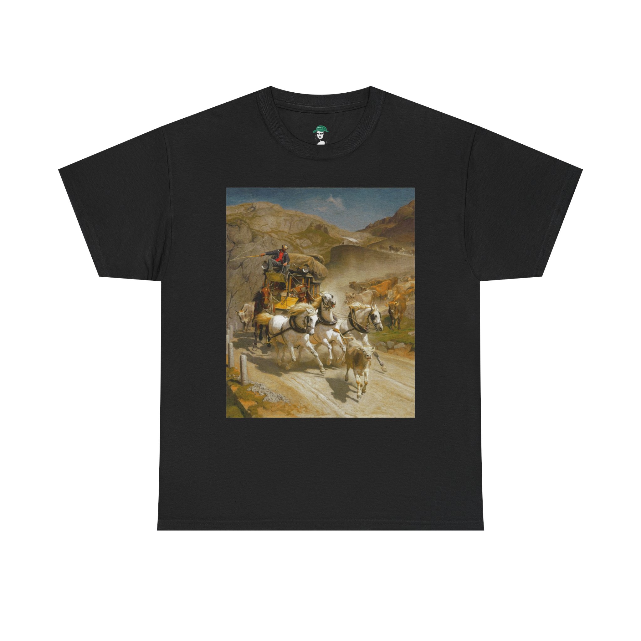 Die Gotthardpost –  Rudolf Koller Cotton Tee