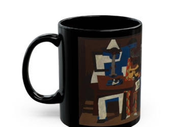 Three Musicians – Pablo Picasso Black Mug (11oz, 15oz)