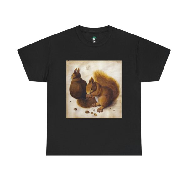 The Two Squirrels – Albrecht Dürer Cotton Tee - Image 2