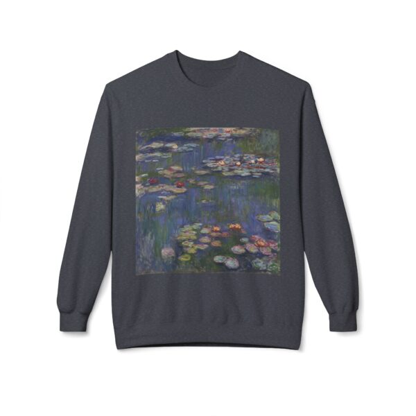Water Lilies -  Claude Monet Sweatshirt - Image 6