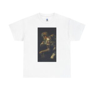 Saturn Devouring His Son by Francisco Goya Cotton Tee