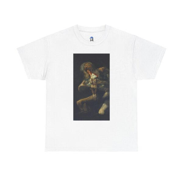 Saturn Devouring His Son by Francisco Goya Cotton Tee