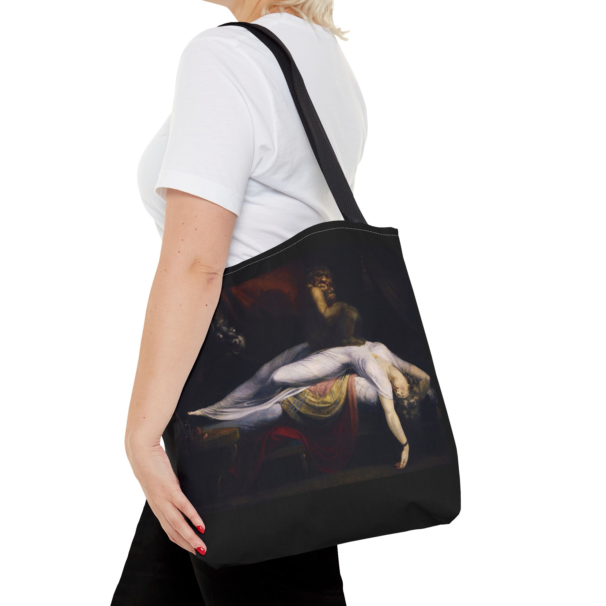 The Nightmare by Henry Fuseli Tote Bag - Image 8