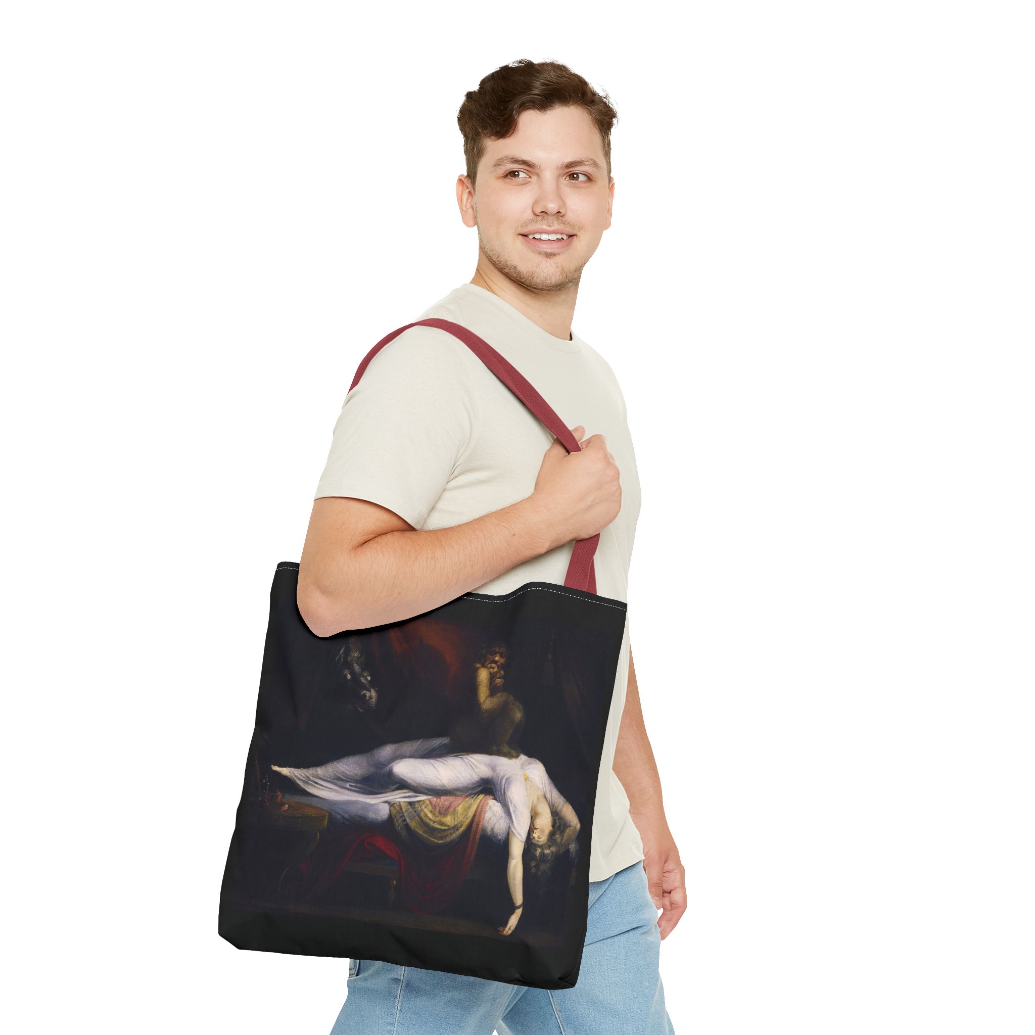 The Nightmare by Henry Fuseli Tote Bag - Image 19