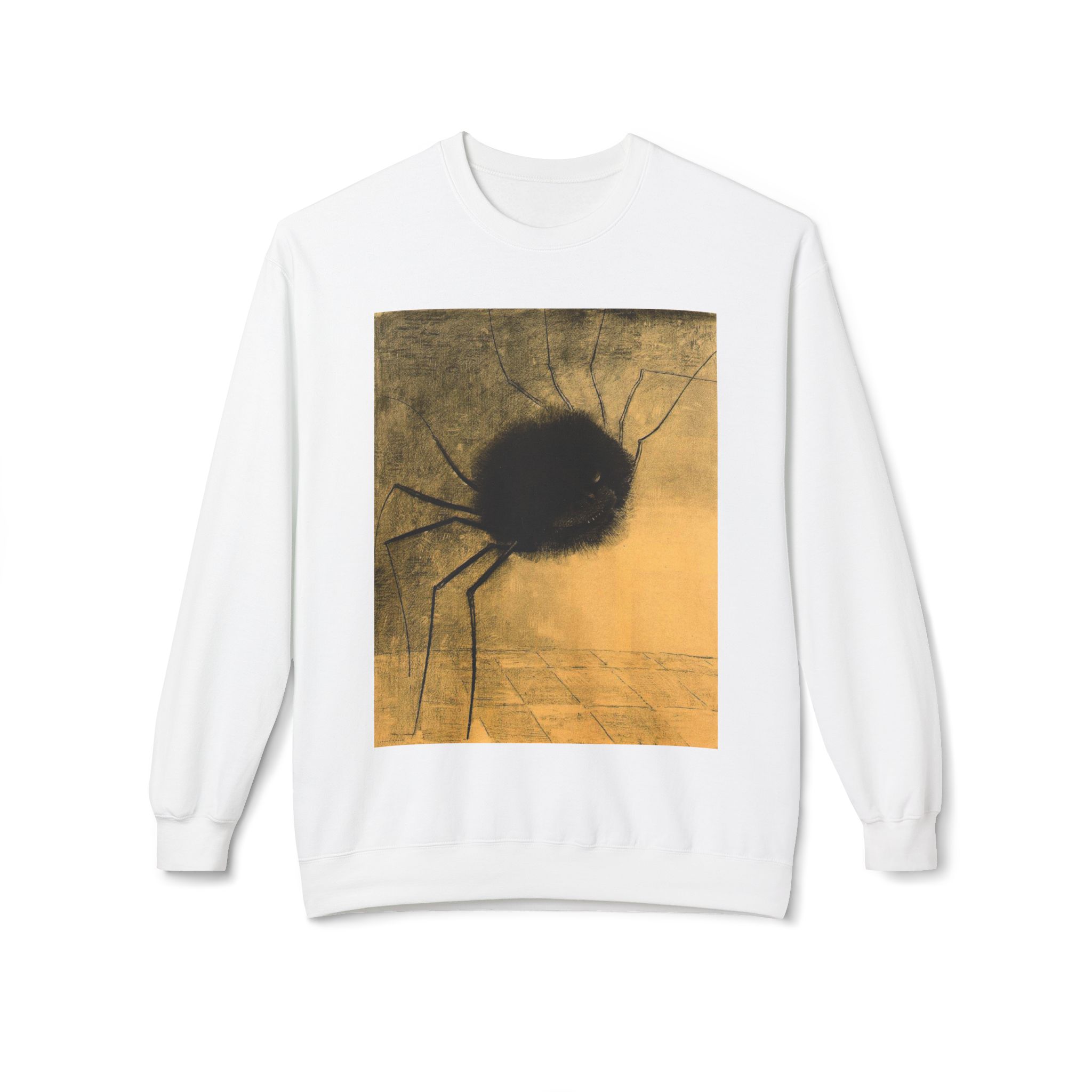 The Smiling Spider by Odilon Redon Sweatshirt