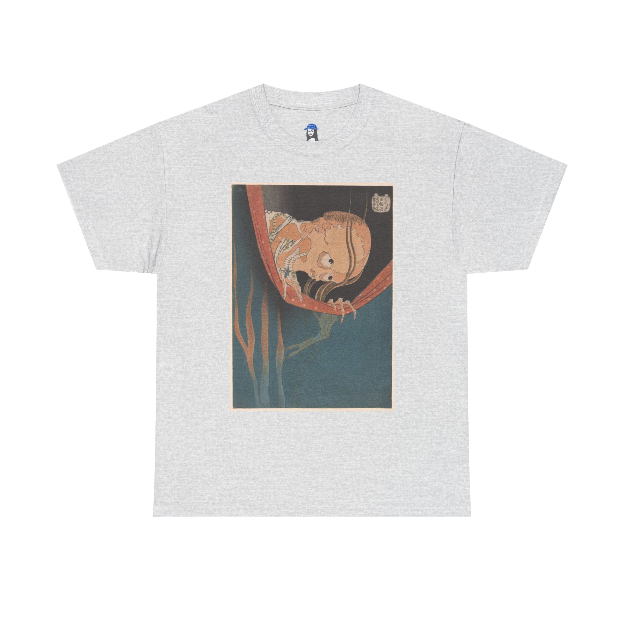 The Ghost of Kohada Koheiji by Hokusai Cotton Tee