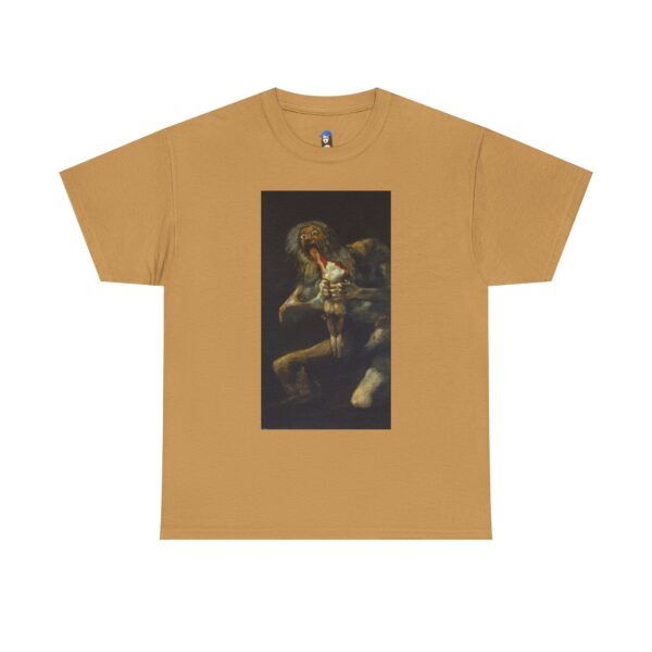 Saturn Devouring His Son by Francisco Goya Cotton Tee - Image 5