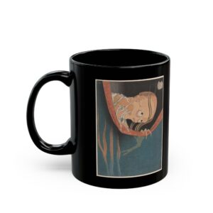The Ghost of Kohada Koheiji by Hokusai Black Mug