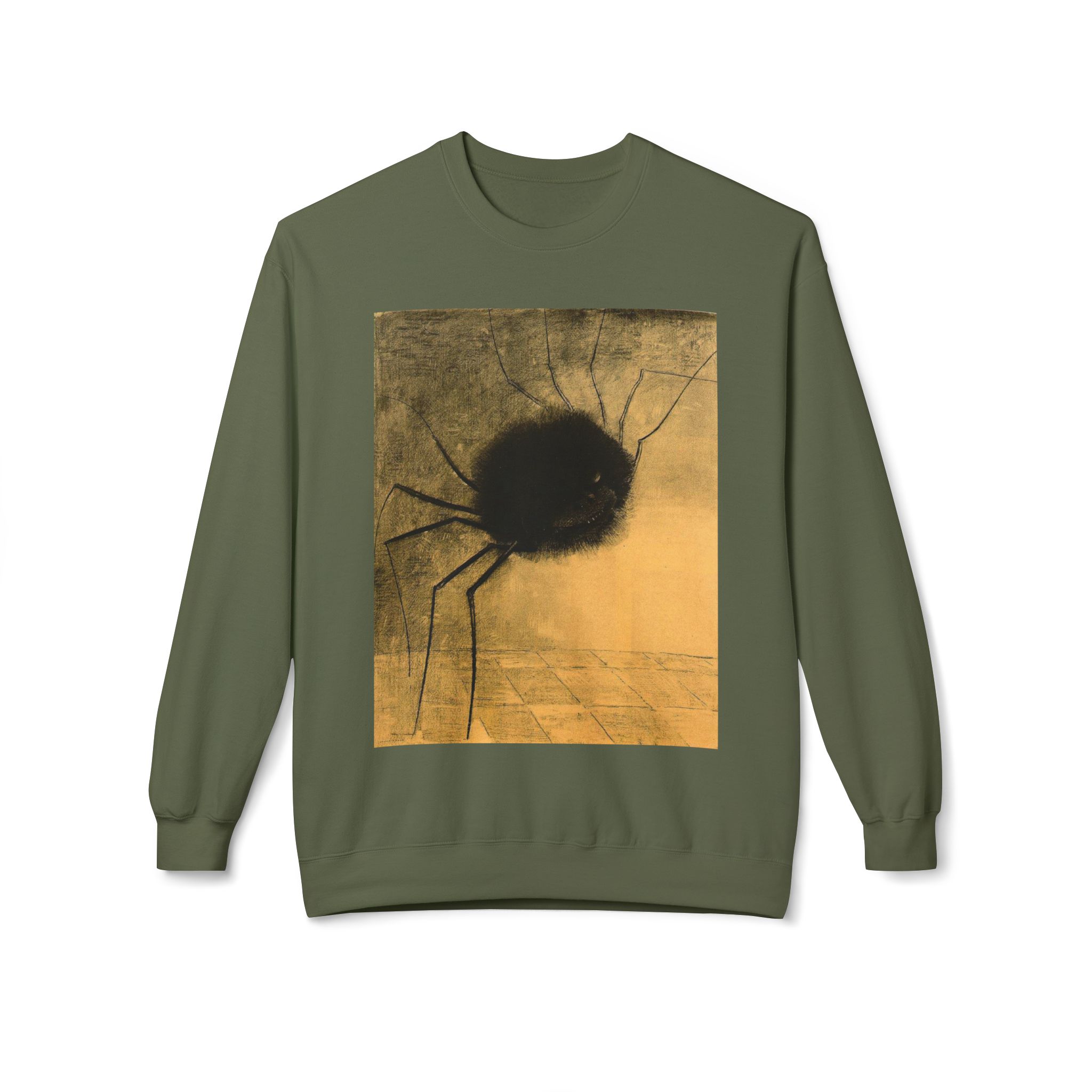 The Smiling Spider by Odilon Redon Sweatshirt - Image 5