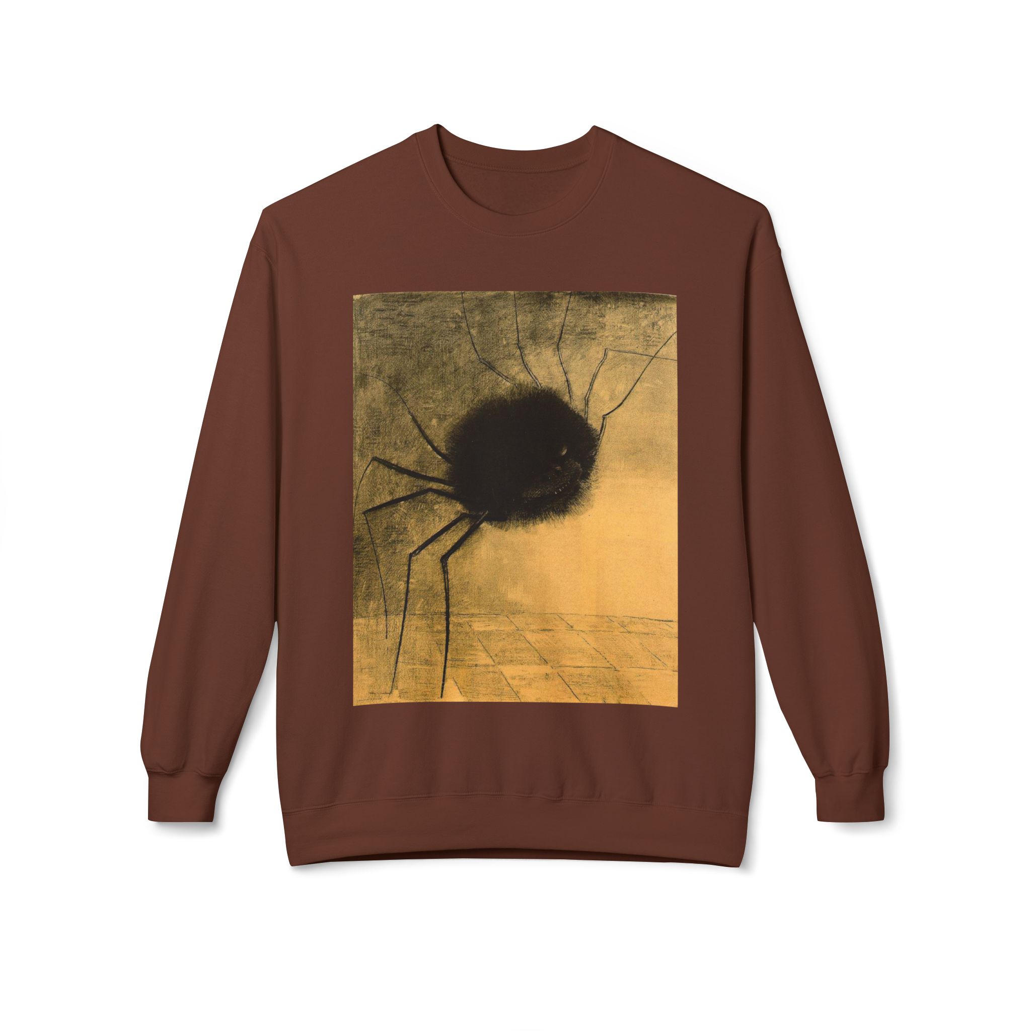 The Smiling Spider by Odilon Redon Sweatshirt