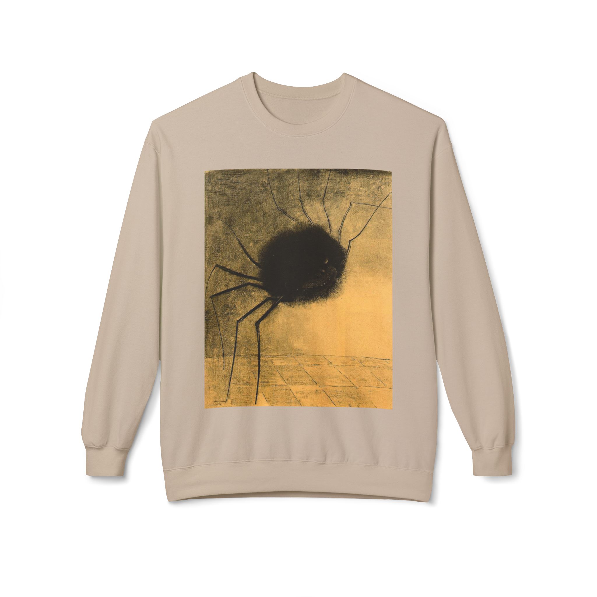 The Smiling Spider by Odilon Redon Sweatshirt - Image 4