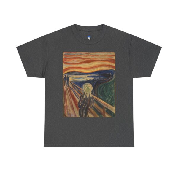 The Scream By Edvard Munch Cotton Tee - Image 11