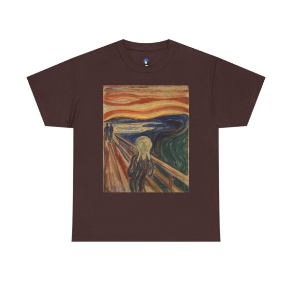 The Scream By Edvard Munch Cotton Tee - Image 2