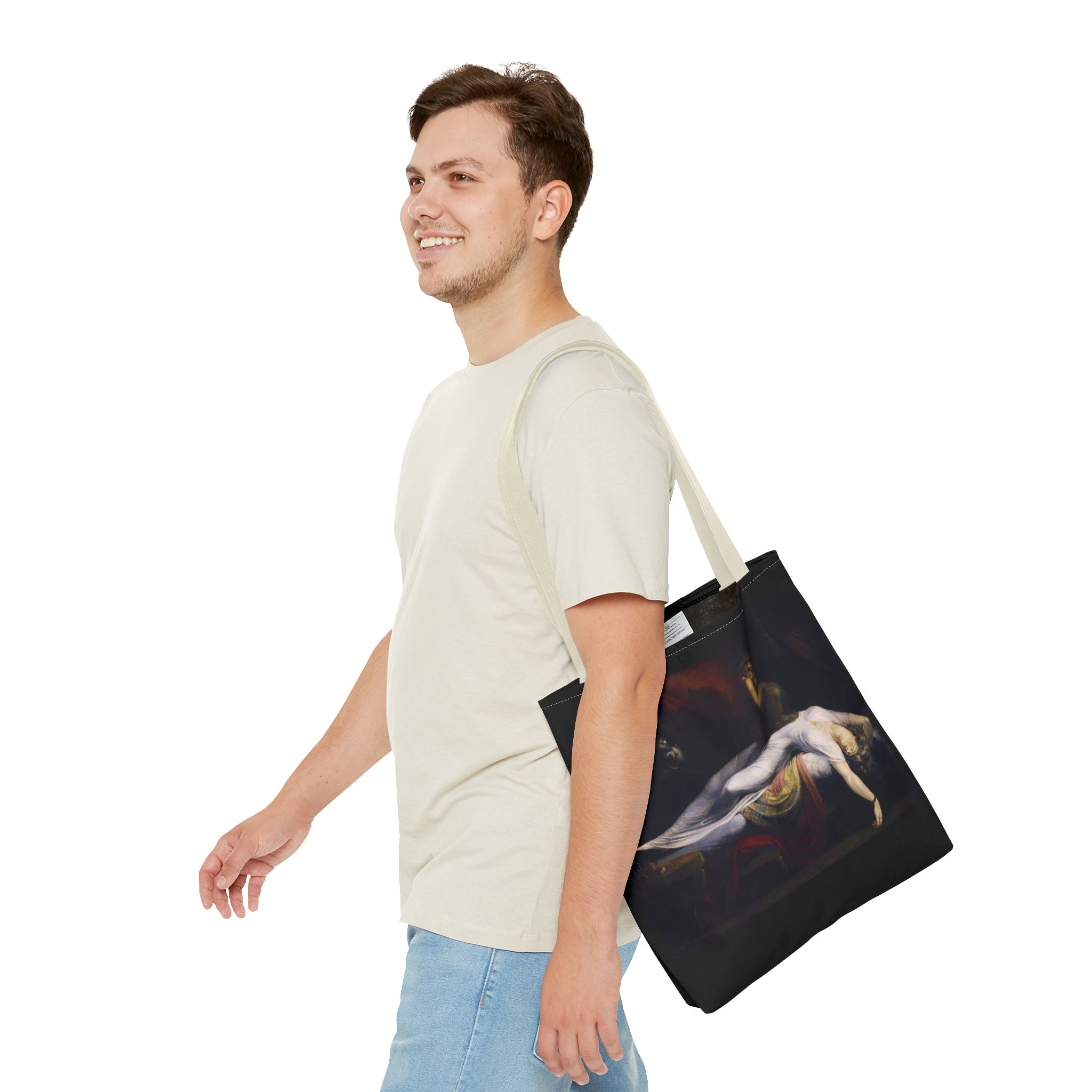 The Nightmare by Henry Fuseli Tote Bag - Image 31