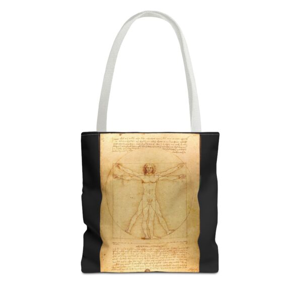 Vitruvian Man by Leonardo da Vinci Tote Bag - Image 3