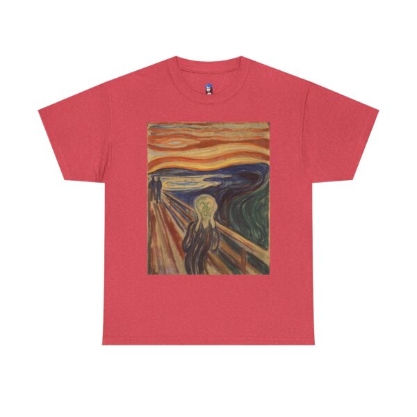 The Scream By Edvard Munch Cotton Tee - Image 15
