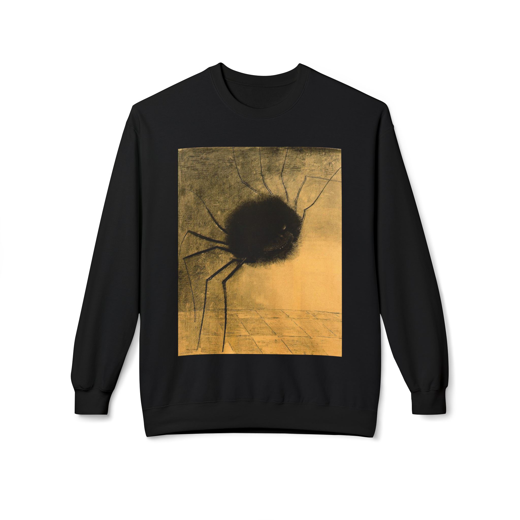 The Smiling Spider by Odilon Redon Sweatshirt - Image 3