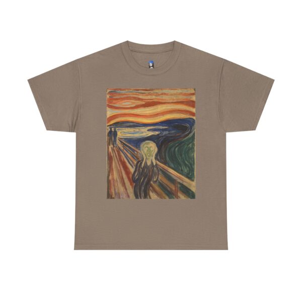 The Scream By Edvard Munch Cotton Tee - Image 6