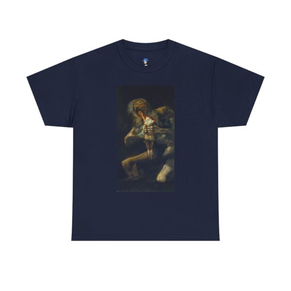 Saturn Devouring His Son by Francisco Goya Cotton Tee - Image 10