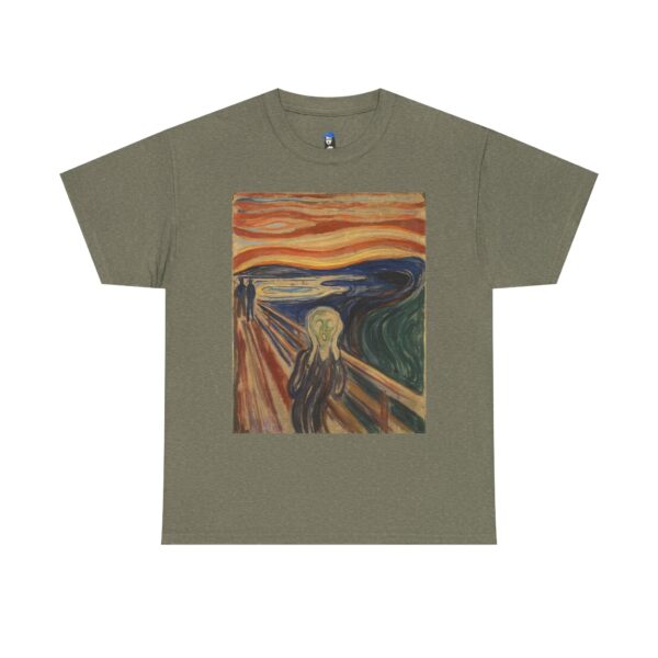 The Scream By Edvard Munch Cotton Tee - Image 8