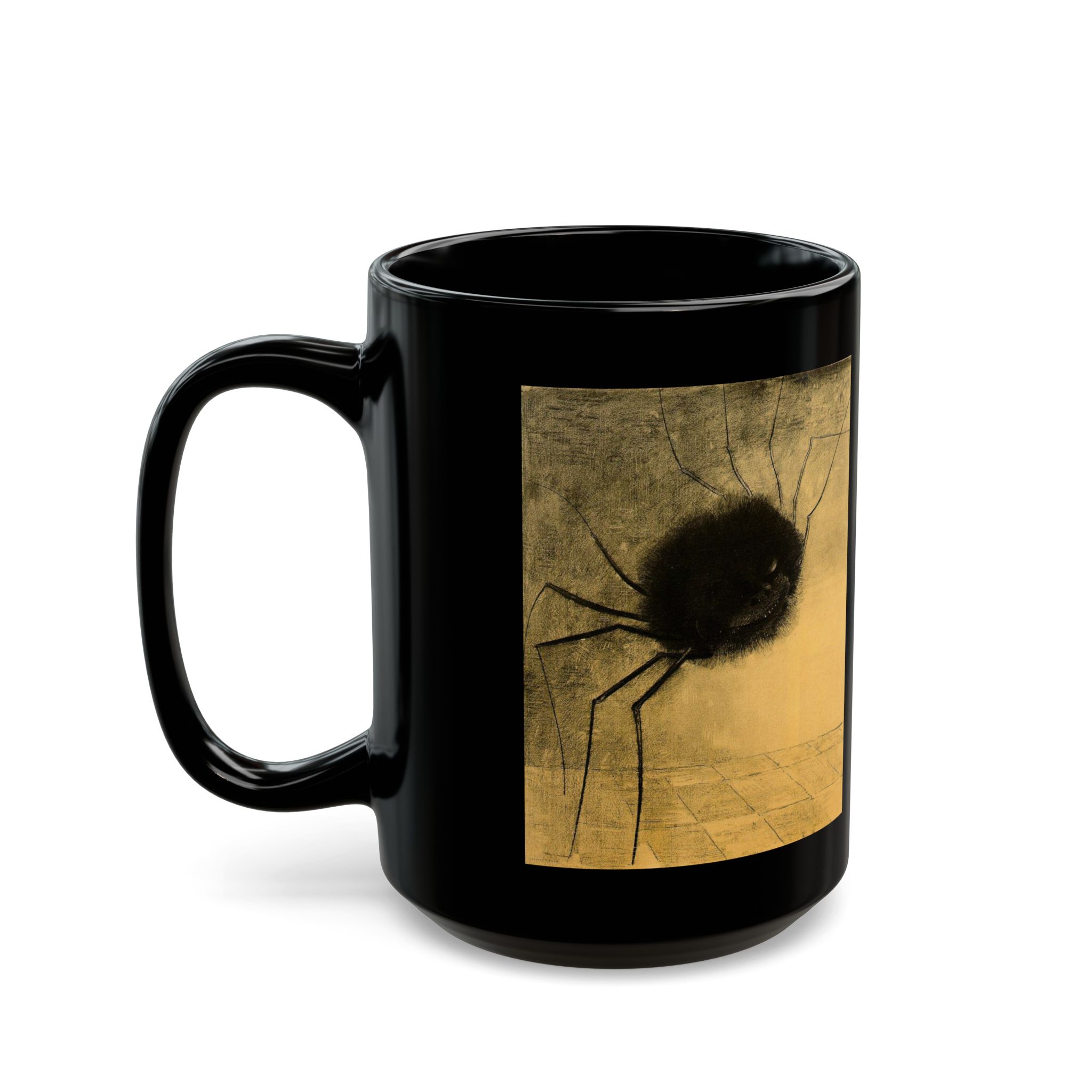 The Smiling Spider by Odilon Redon Sweatshirt Black Mug